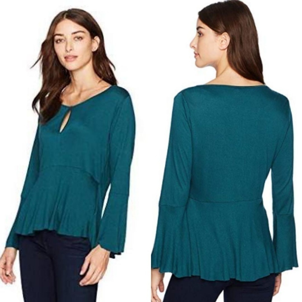 New Lucky Brand Bell Sleeve Top